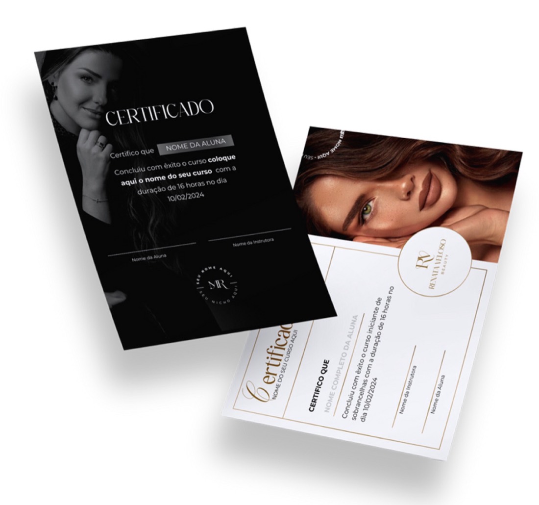 Certificados editables